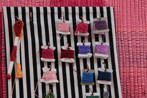 colecție de mostre de broderie